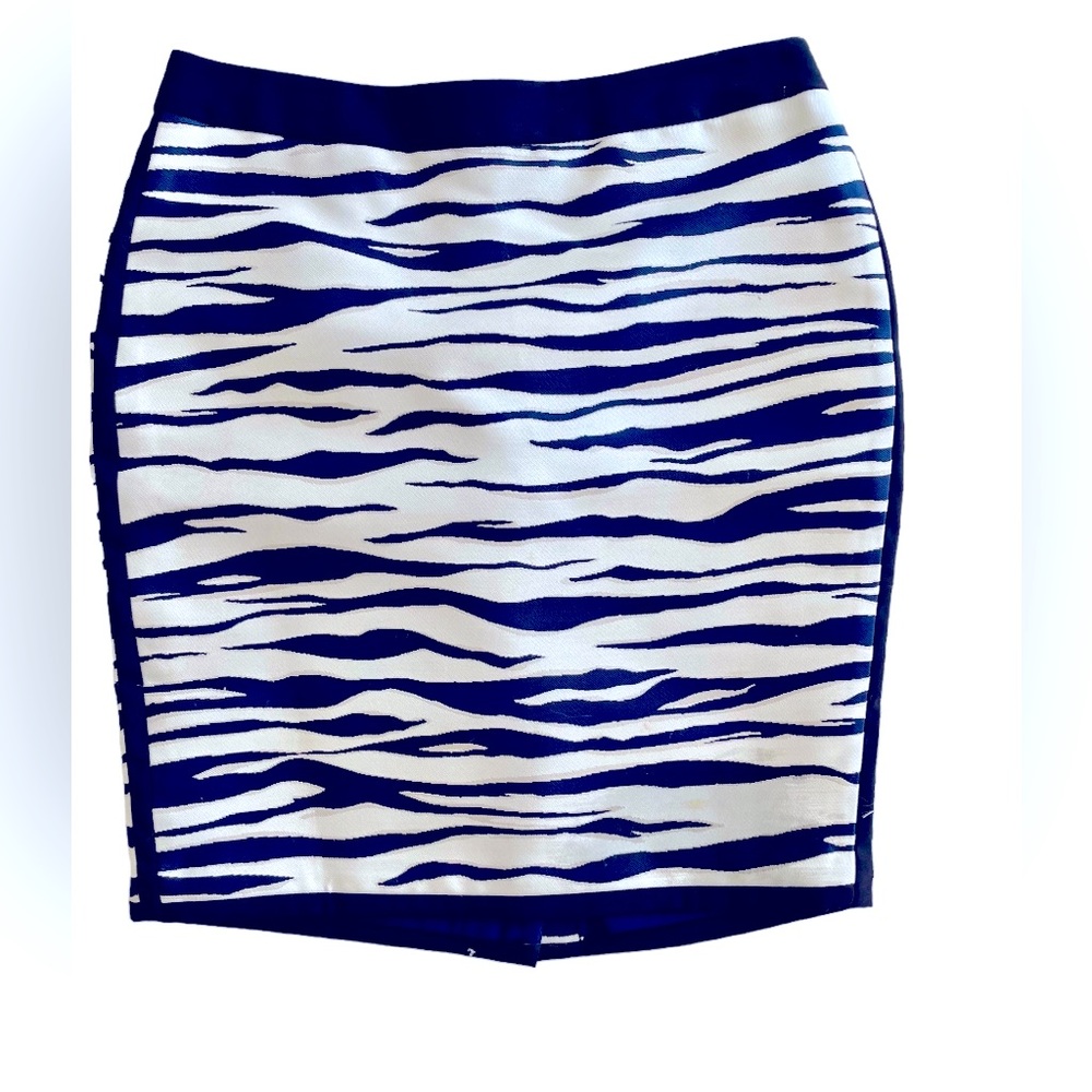 Ann Taylor animal print mini skirt.